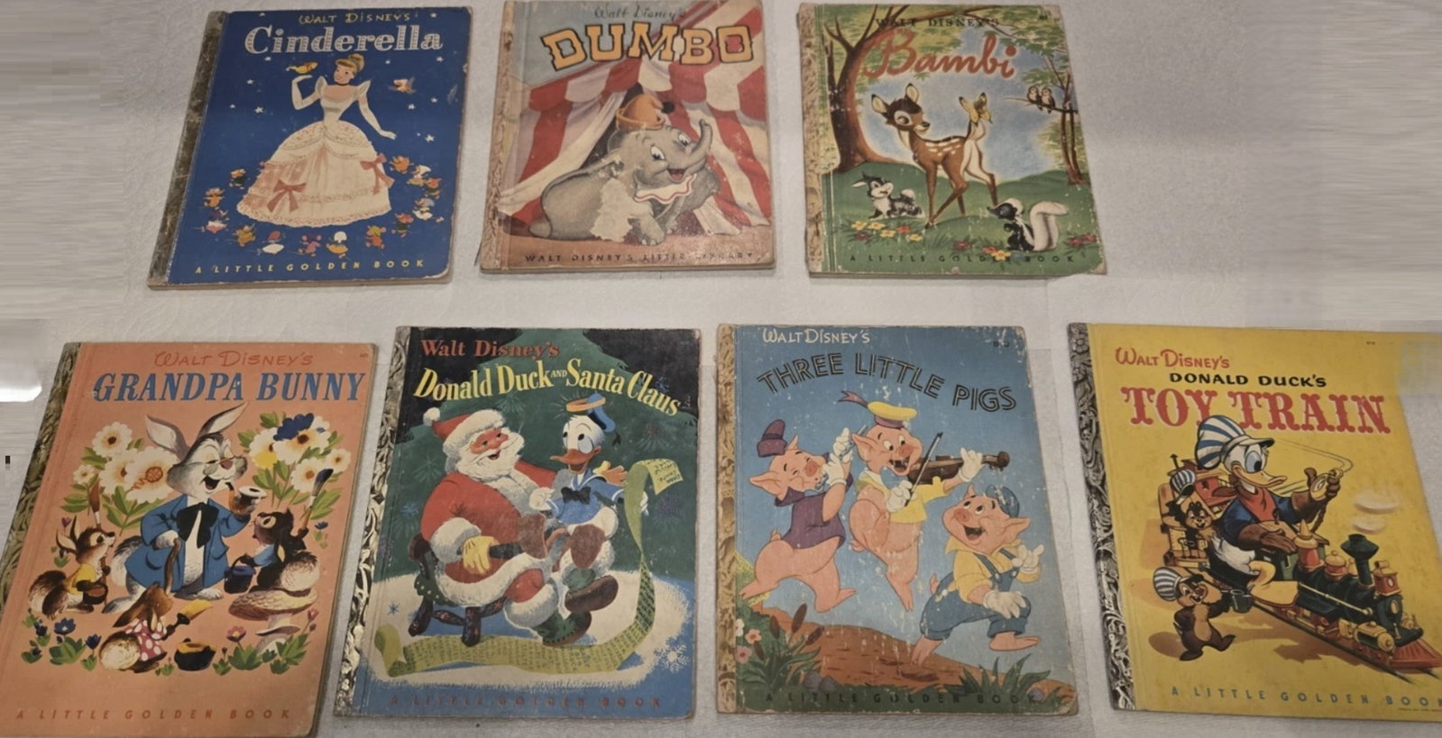 Walt Disney Set of Little Golden Books 1940-50 (1 of 1)
