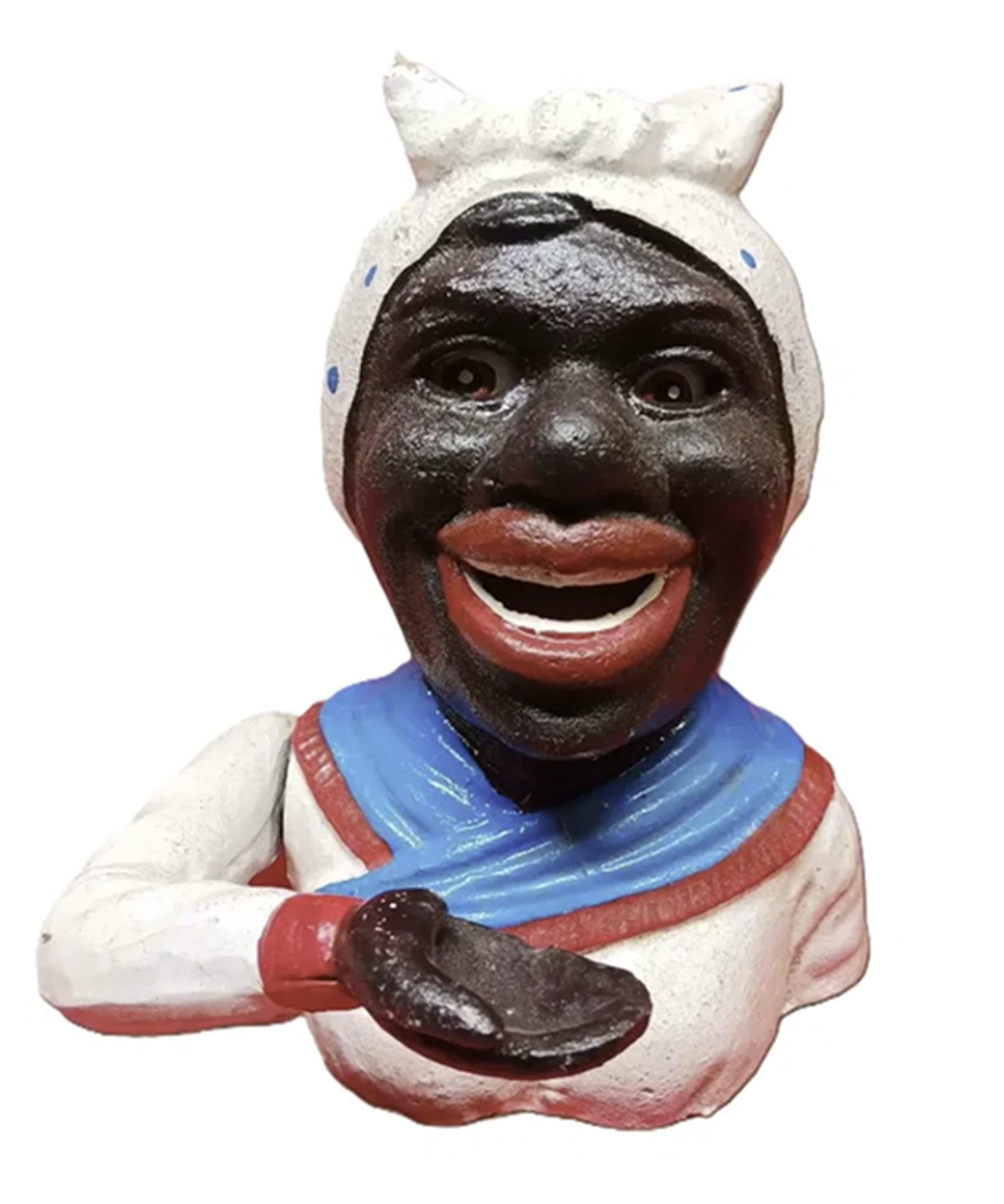 Cast Iron JE STEVENS Mechanical Bank Aunt Jemima (1 of 5)
