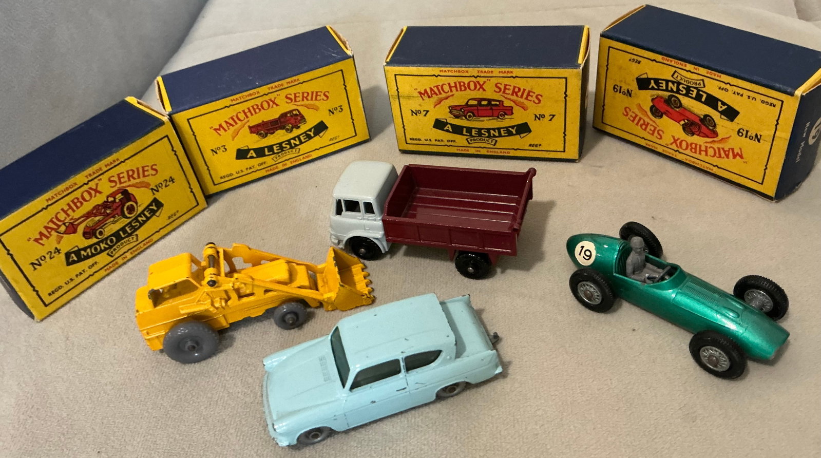 Moko Lesney Matchbox Collection With Original Boxes 1959 Made in England (1 of 6)