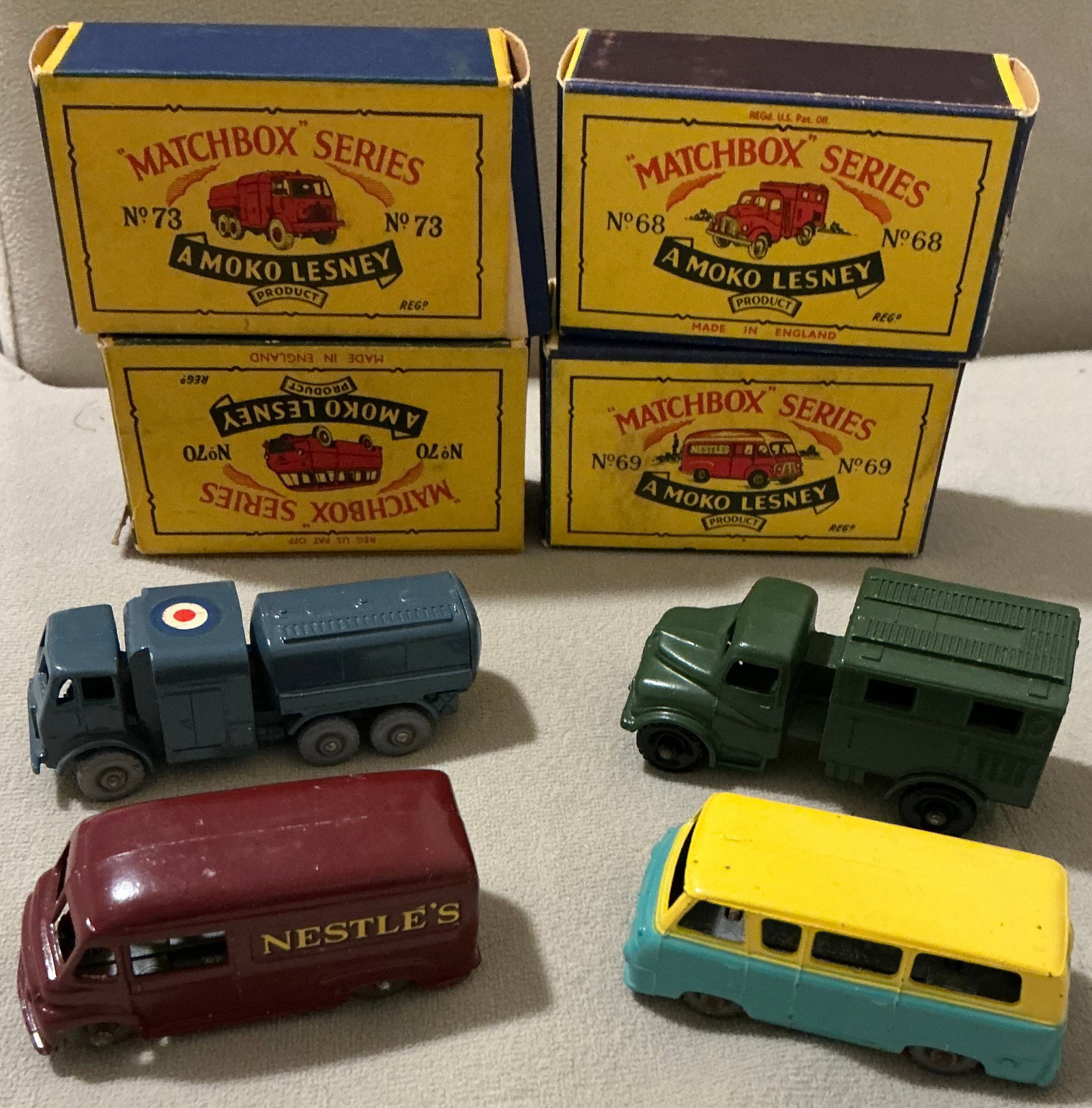 Moko Lesney Matchbox Collection With Original Boxes 1959 Made in England (1 of 6)