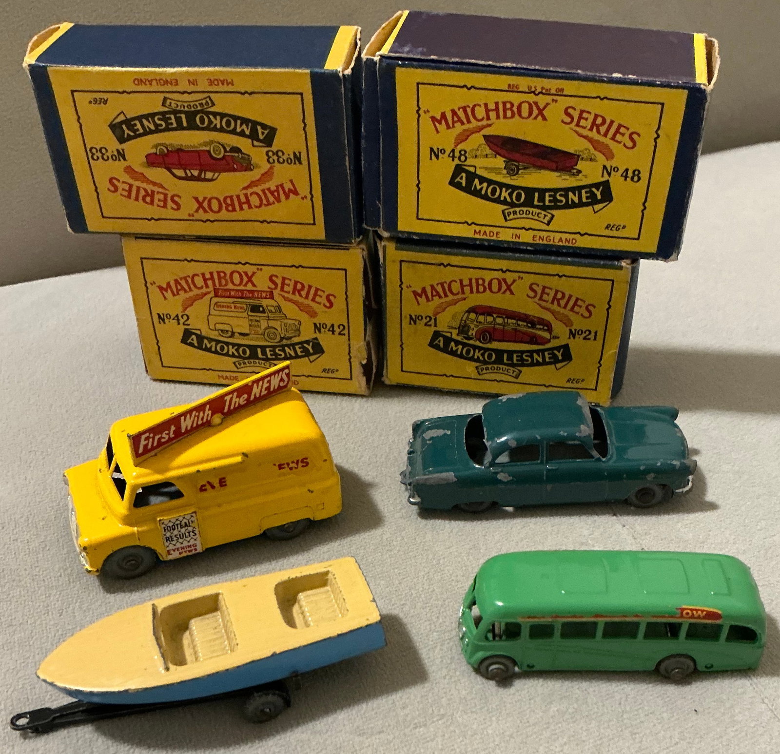 Moko Lesney Matchbox Collection With Original Boxes 1956 Made in England (1 of 6)