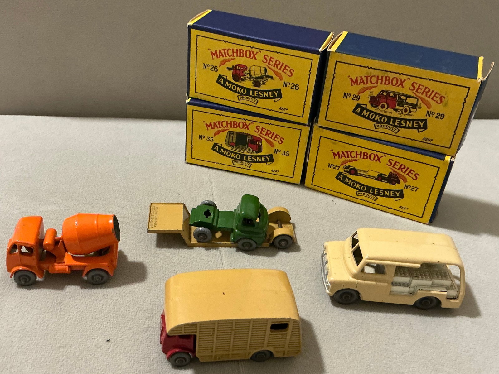 Moko Lesney Matchbox Collection With Original Boxes 1956 Made in England (1 of 6)