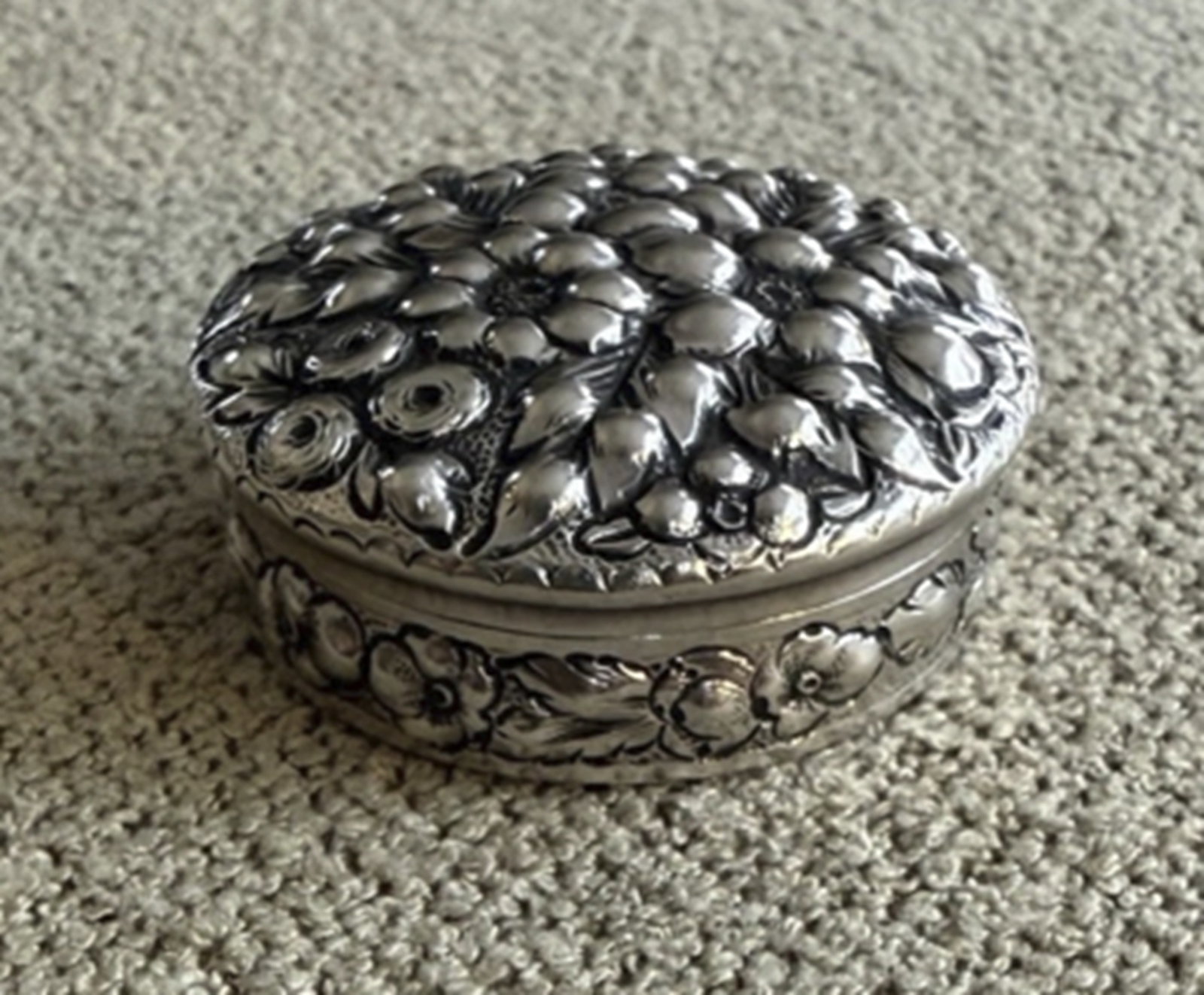 Dominick And Haff Sterling Silver Antique Pill Box Stunning (1 of 10)