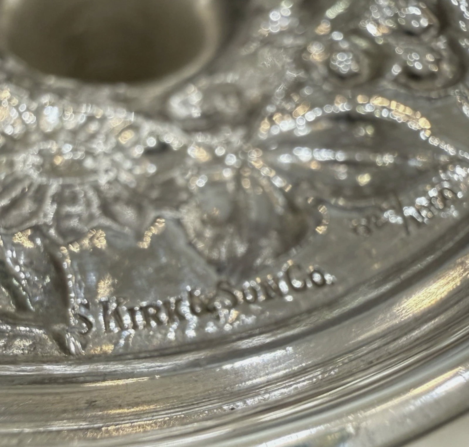 12 Early Kirk Repousse Sterling Silver Goblets Immaculate - 4