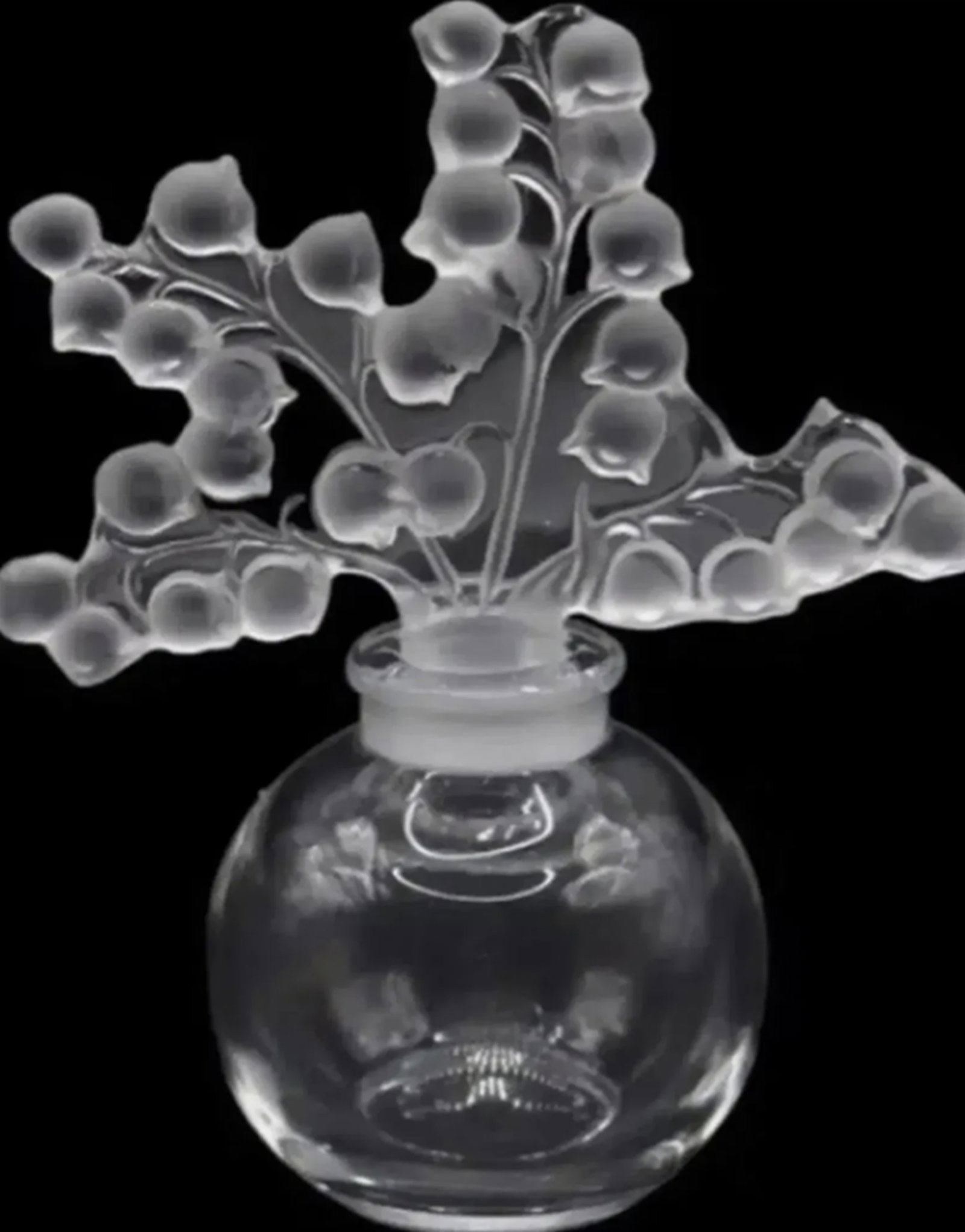 Lalique Signed Perfume Bottle Lilly Of The Valley (1 of 2)