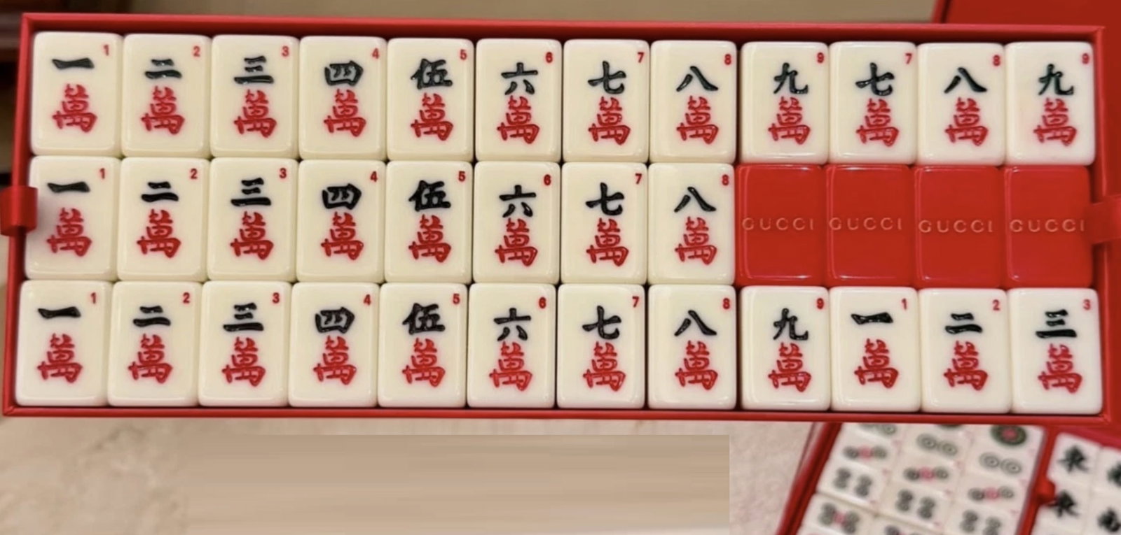 Gucci Mahjong Tile Game Set Limited Edition - 5