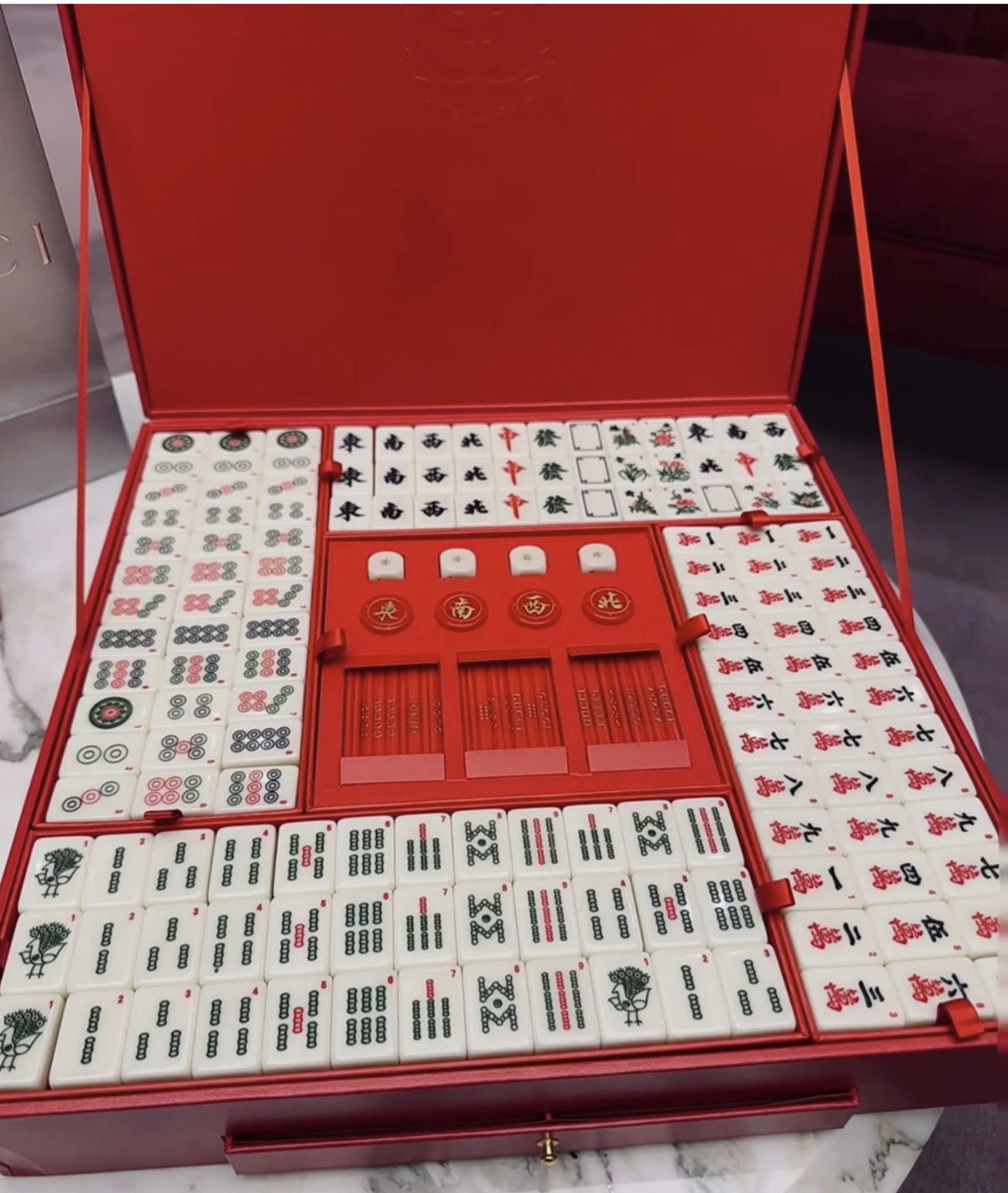 Gucci Mahjong Tile Game Set Limited Edition - 7
