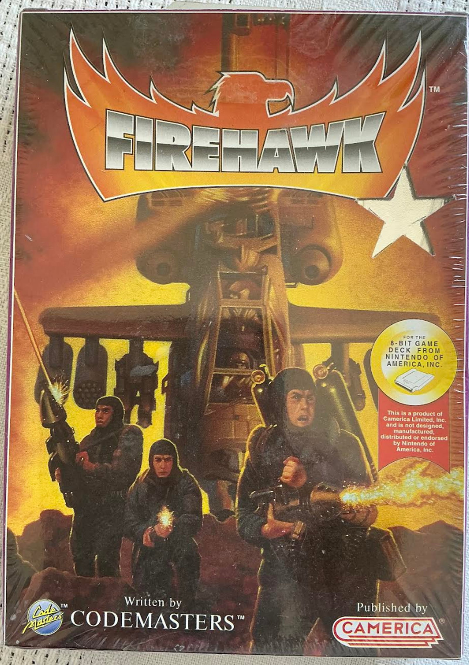 NINTENDO Video Firewhawk By Cameria for Nintendo Deck Sealed The Helicopter combat game (1 of 5)