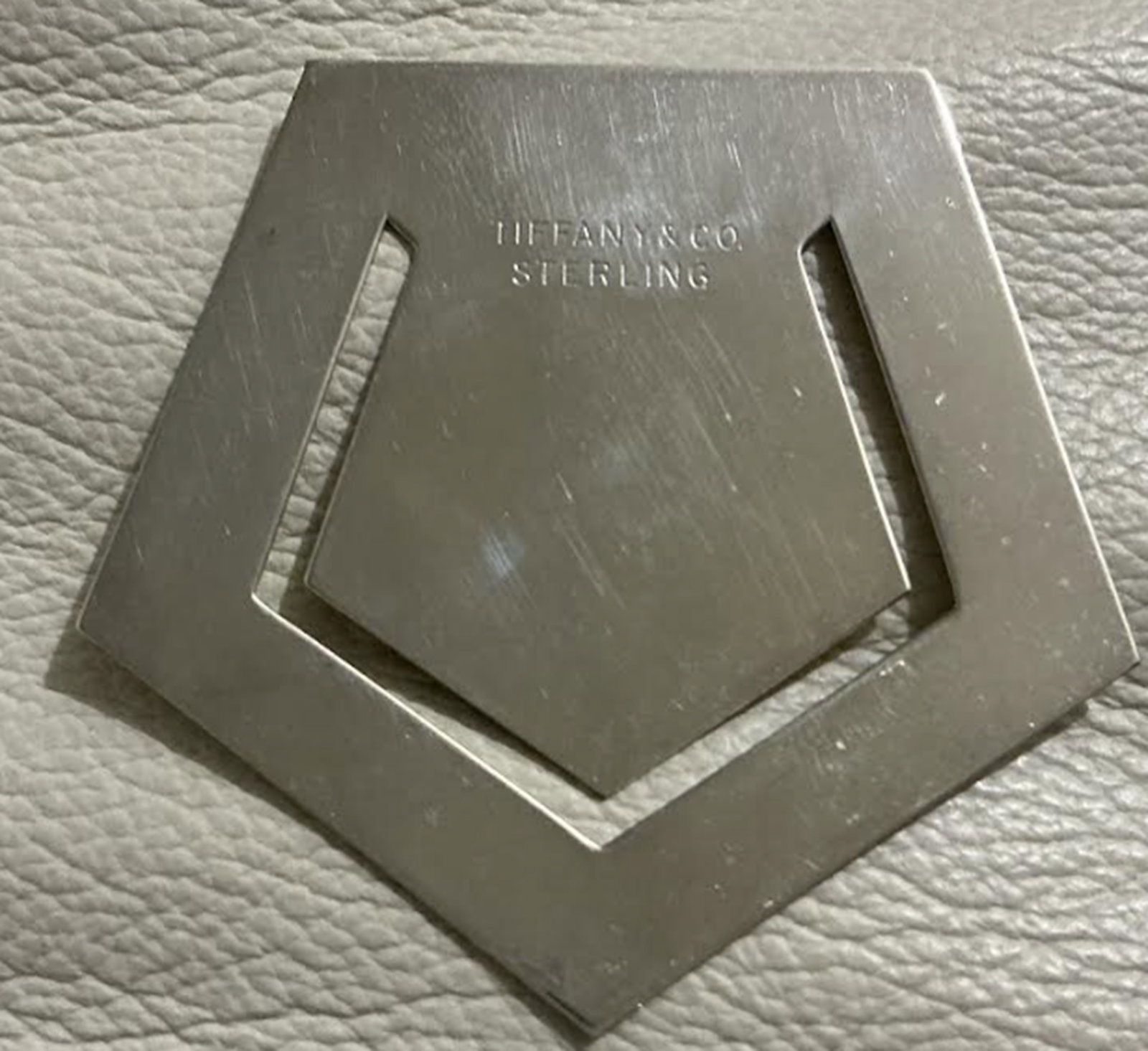 Tiffany & Co. Sterling Silver Paperweigt Bookmark (1 of 4)