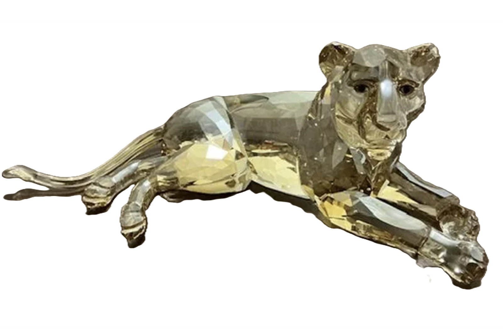 Swarovski Signed Crystal Lion Mother Figurine (1 of 6)
