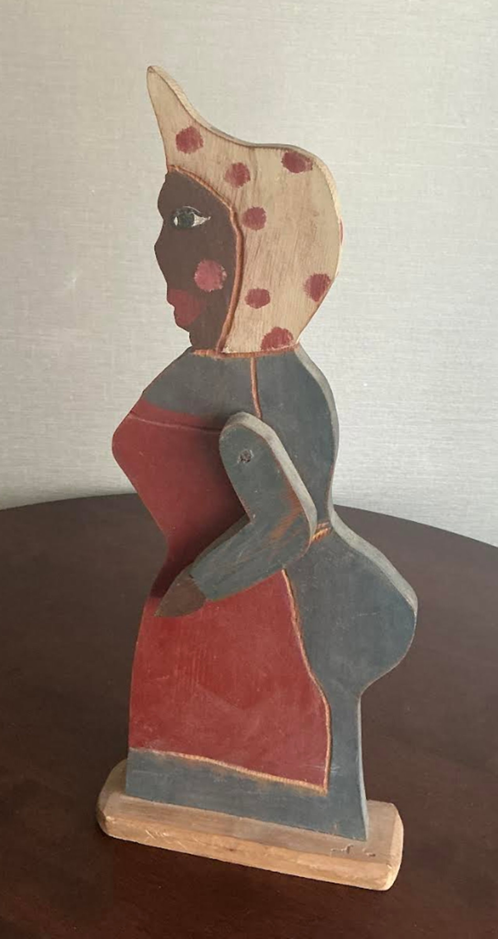 Black Americana Era Wooden Hand Carved Aunt Jemima Folk Art (1 of 5)