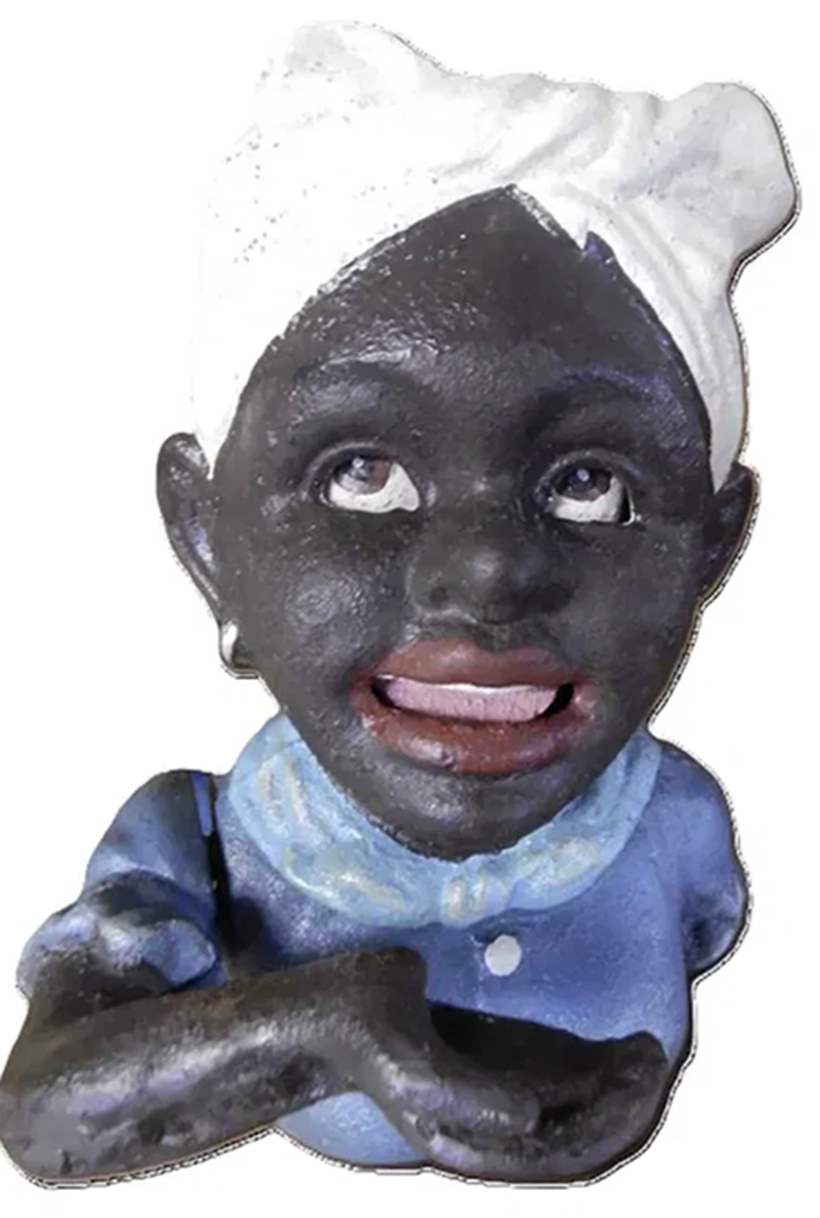 Black Americana John Harper Cast Iron Mechanical Bank Maid (1 of 5)