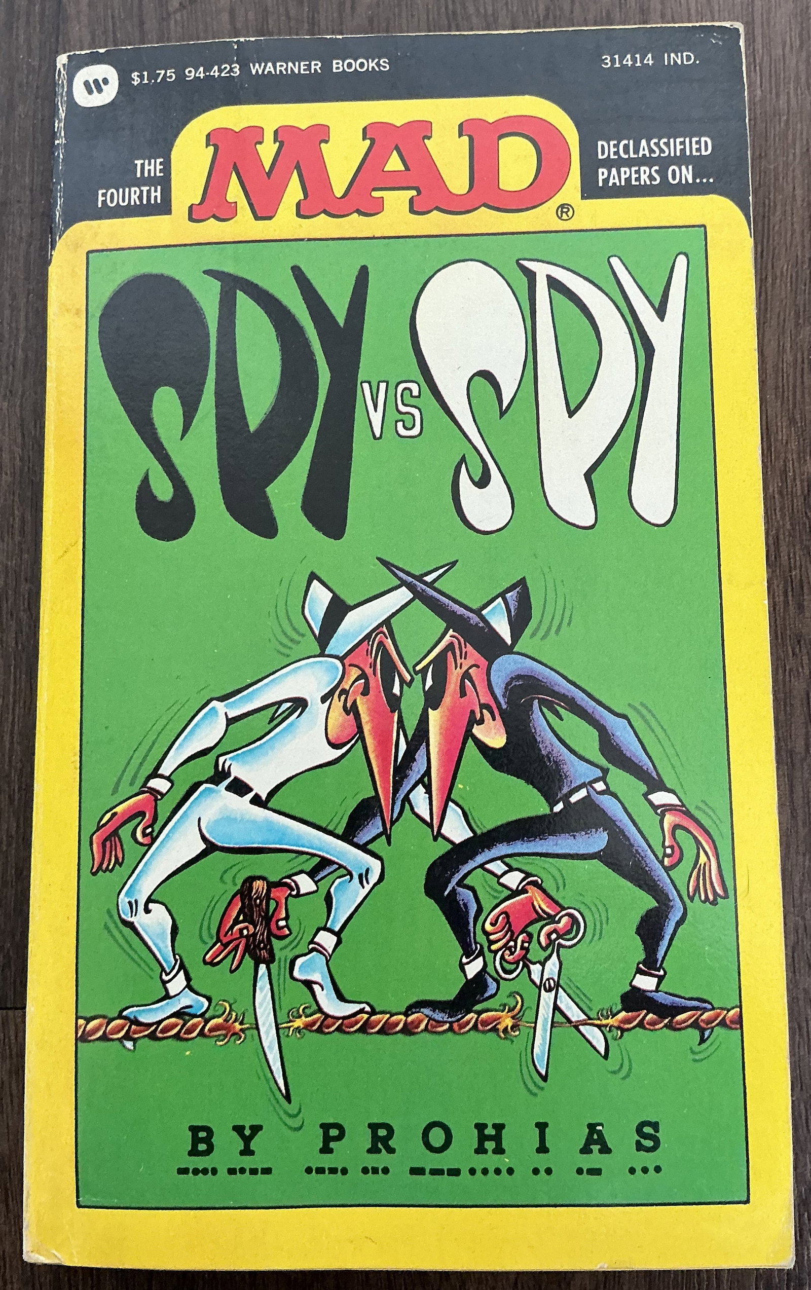 Warner Books 1974 Mad Spy vs Spy By Prohias (1 of 6)
