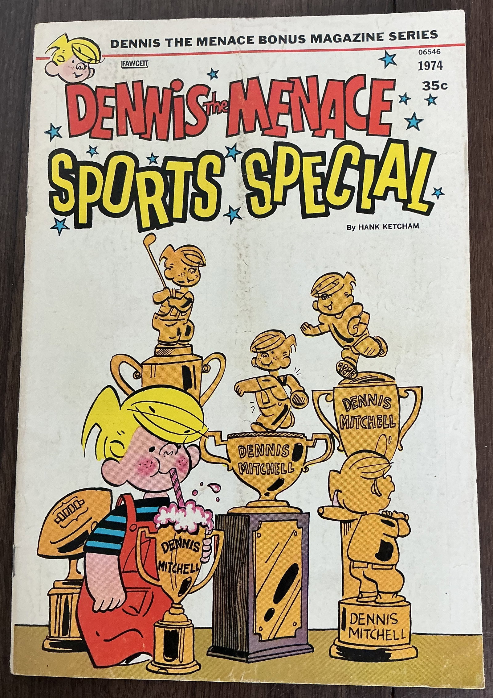 Dennis the Menace Sports Special By Hank Ketcham 1974 (1 of 5)