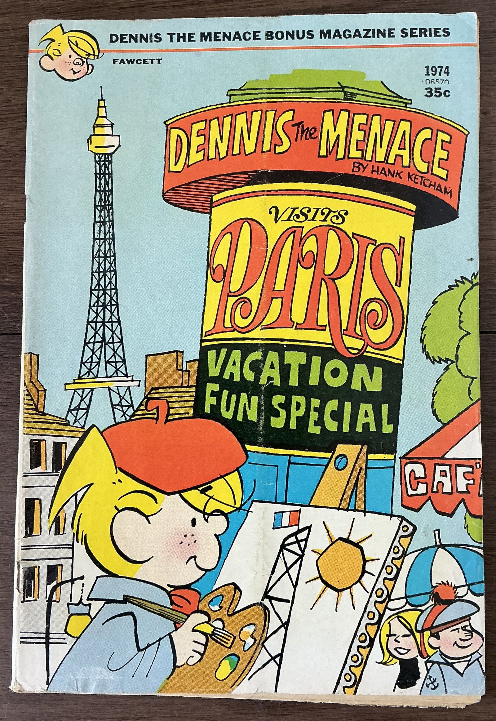 Dennis the Menace Visits Paris Vacation Fun Special 1974 (1 of 4)