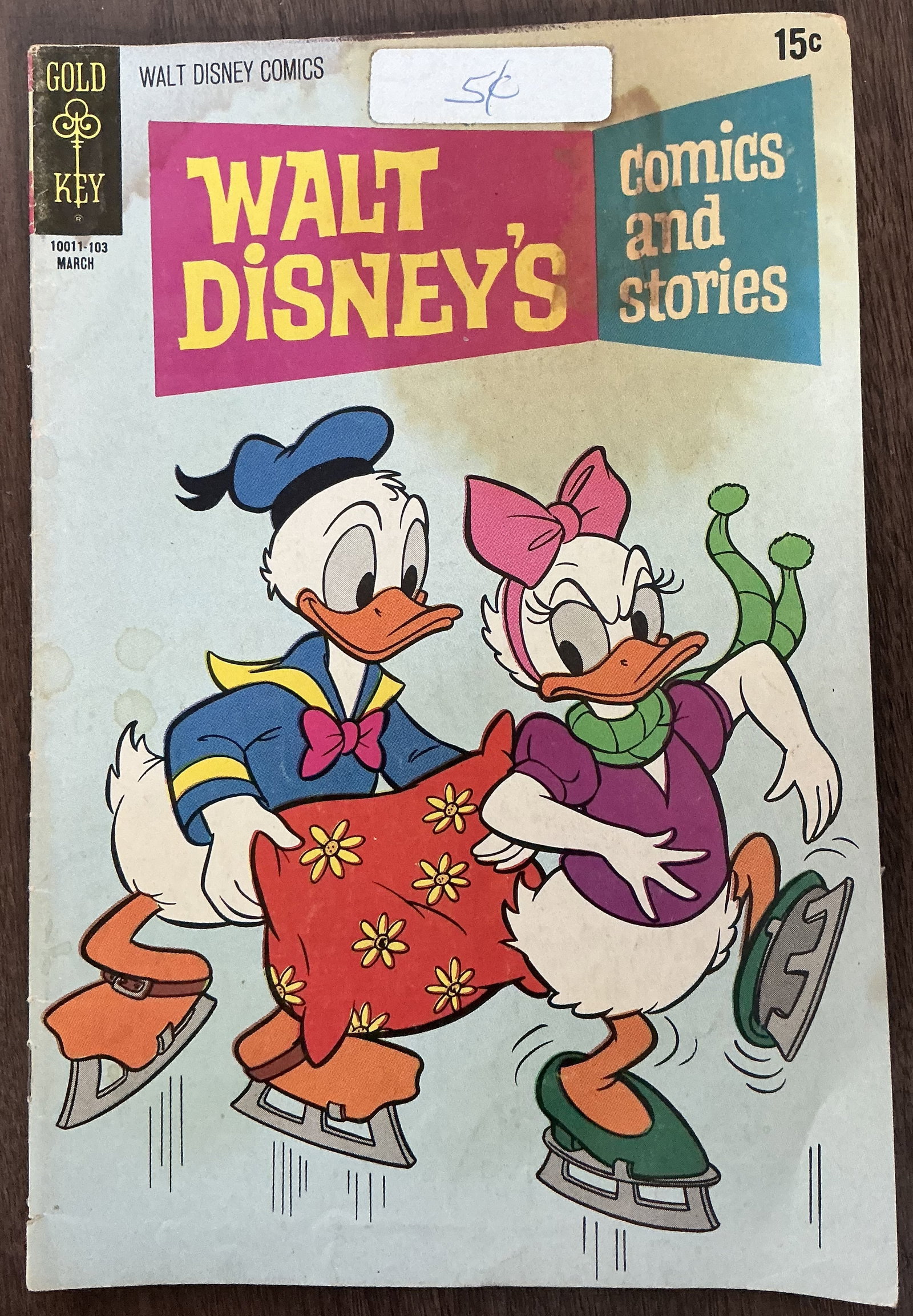 Walt Disney’s 1971Comics and Stories March Gold Key: Walt Disney’s Comics and Stories March Gold Key is one of the most famous and longest-running Disney comic publications ever produced. This March Gold Key edition features Donald Duck and Daisy Duck