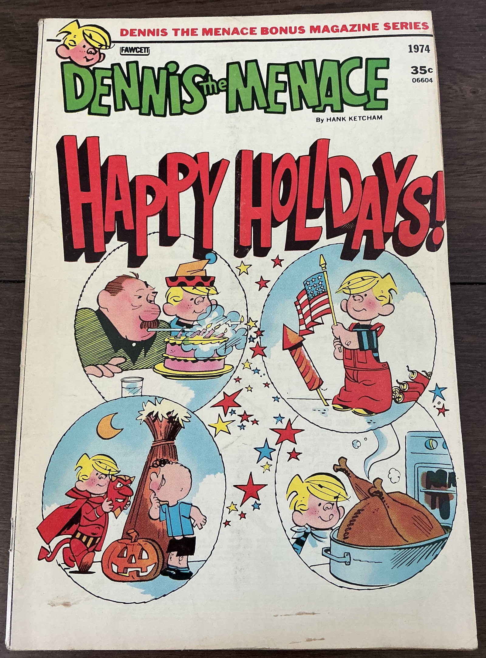 Dennis the Menace Happy Holidays 1974 (1 of 4)
