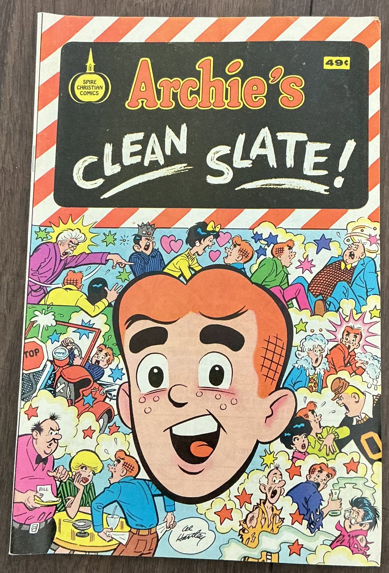 Archie’s Clean Slate 1973: Archie’s Clean Slate was published by Spire Christian Comics and presents a unique crossover between the classic Archie Comics characters and the inspirational religious storytelling popular during