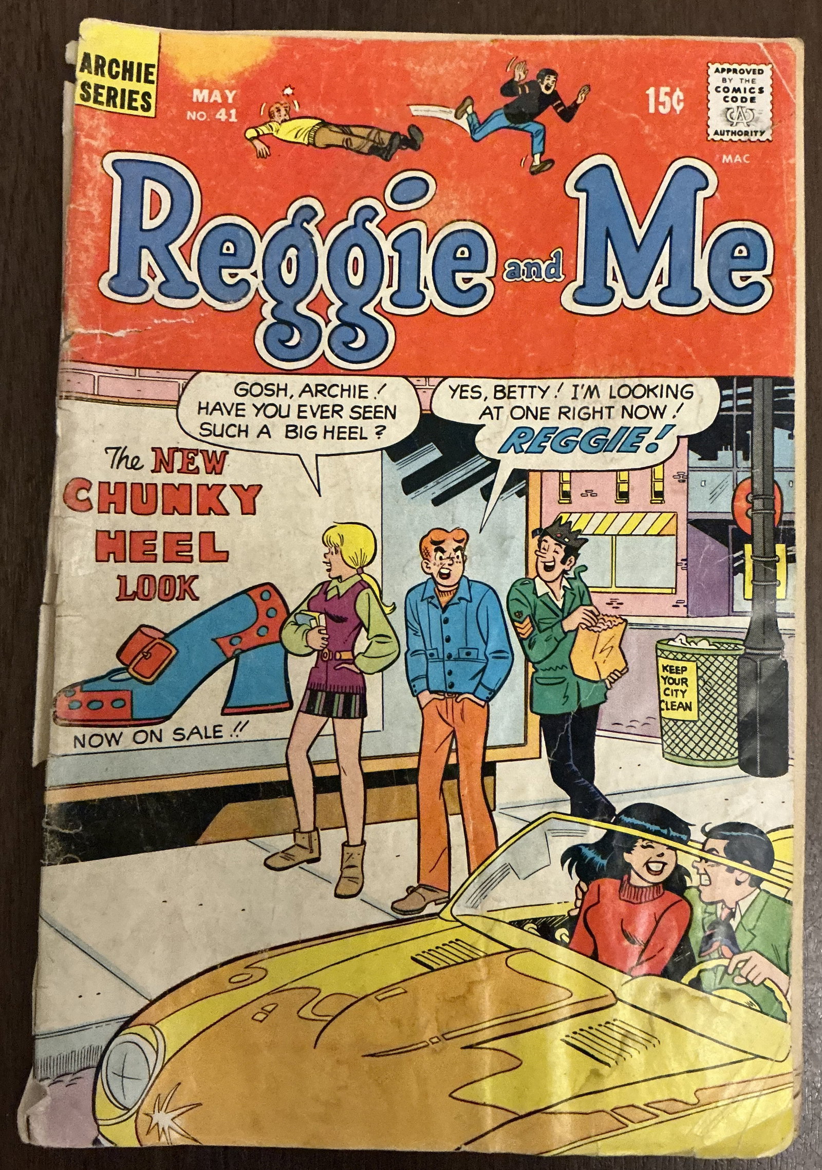 Archie Series Reggie and Me No. 41 1970 (1 of 5)