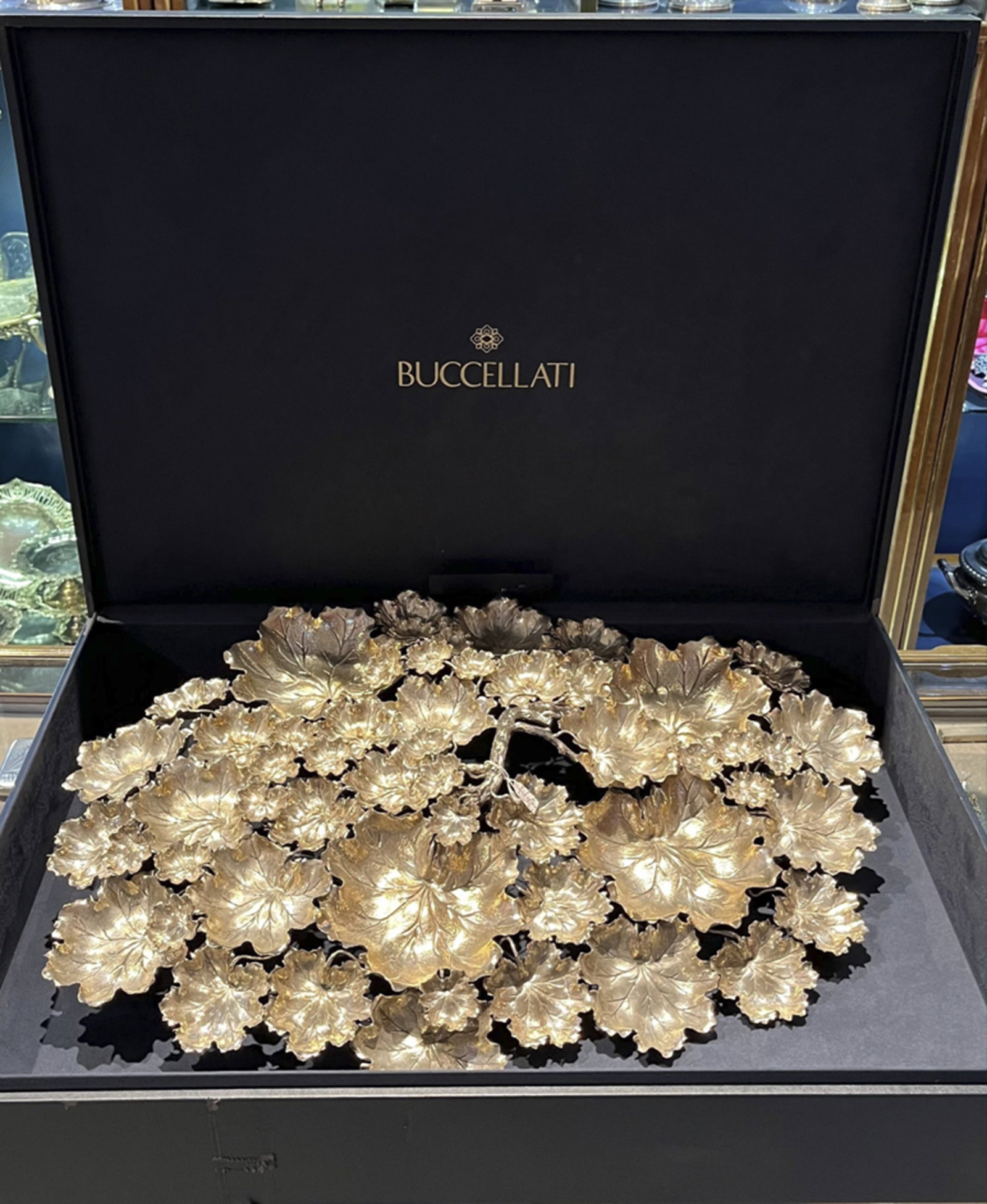 Buccellati Sterling Silver Modern Large Centerpiece Mesure 'L' - Made in Italy (1 of 6)