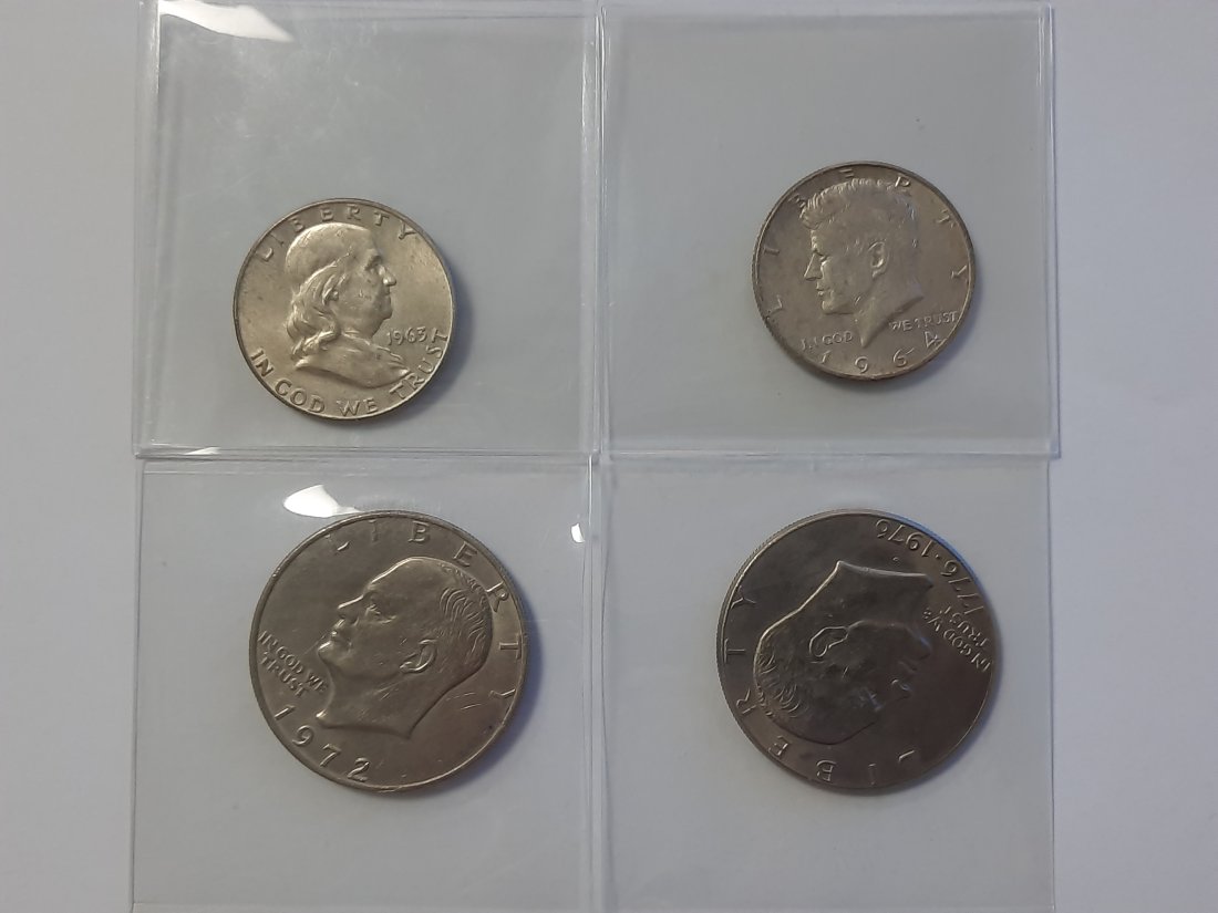 USA, silver coin, Lot of 4 (1 of 2)