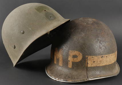 Casque MP US. US Military Police Helmet.