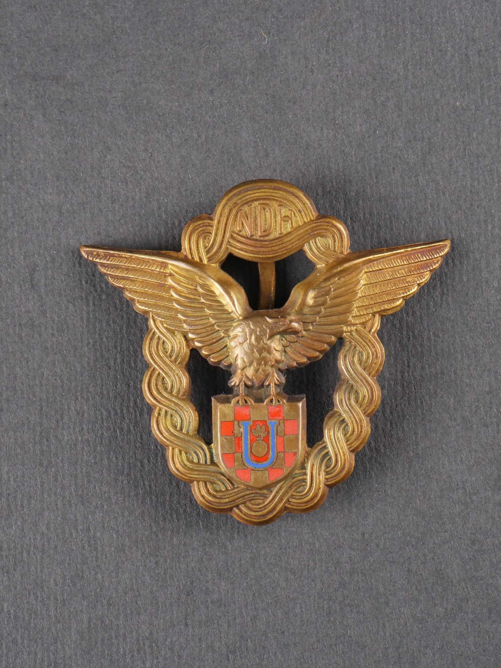 Brevet de pilote observateur Croate. Croatian pilot-observer badge (1 of 5)