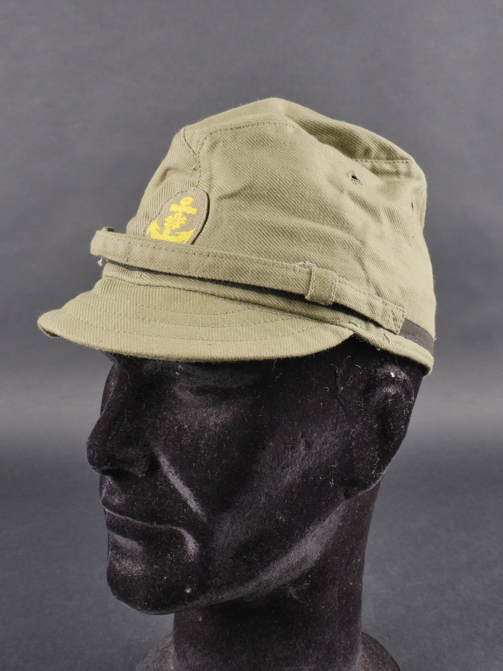 Casquette infanterie de marine japonaise. Japanese Navy infantry cap (1 of 15)