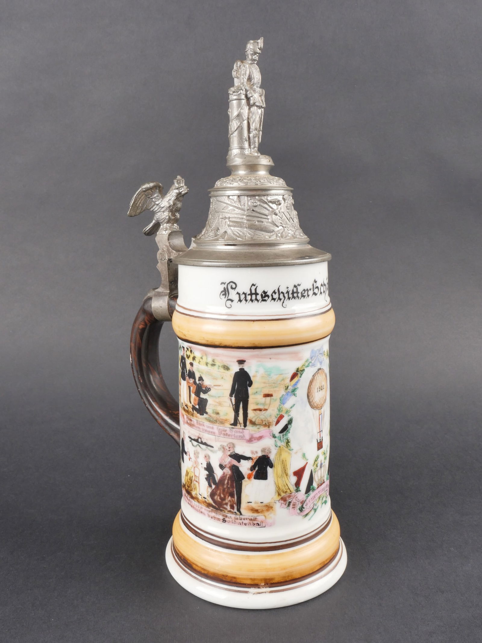 Chope de Reserviste Luftschiffer Bataillon. Reservist beer stein from Luftschiffer Battalion (1 of 11)