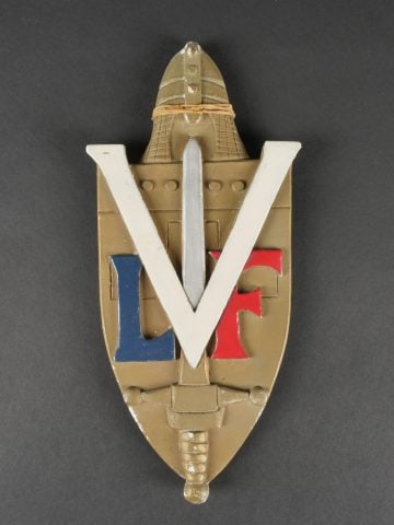 Plaque LVF. Plaque of the LVF. (1 of 4)