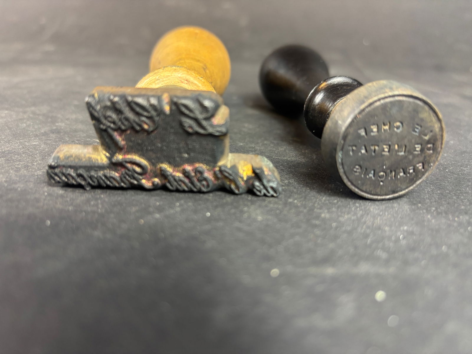 Deux marques postales de lhotel du Parc. Two postal marks from the Hotel du Parc. (1 of 1)