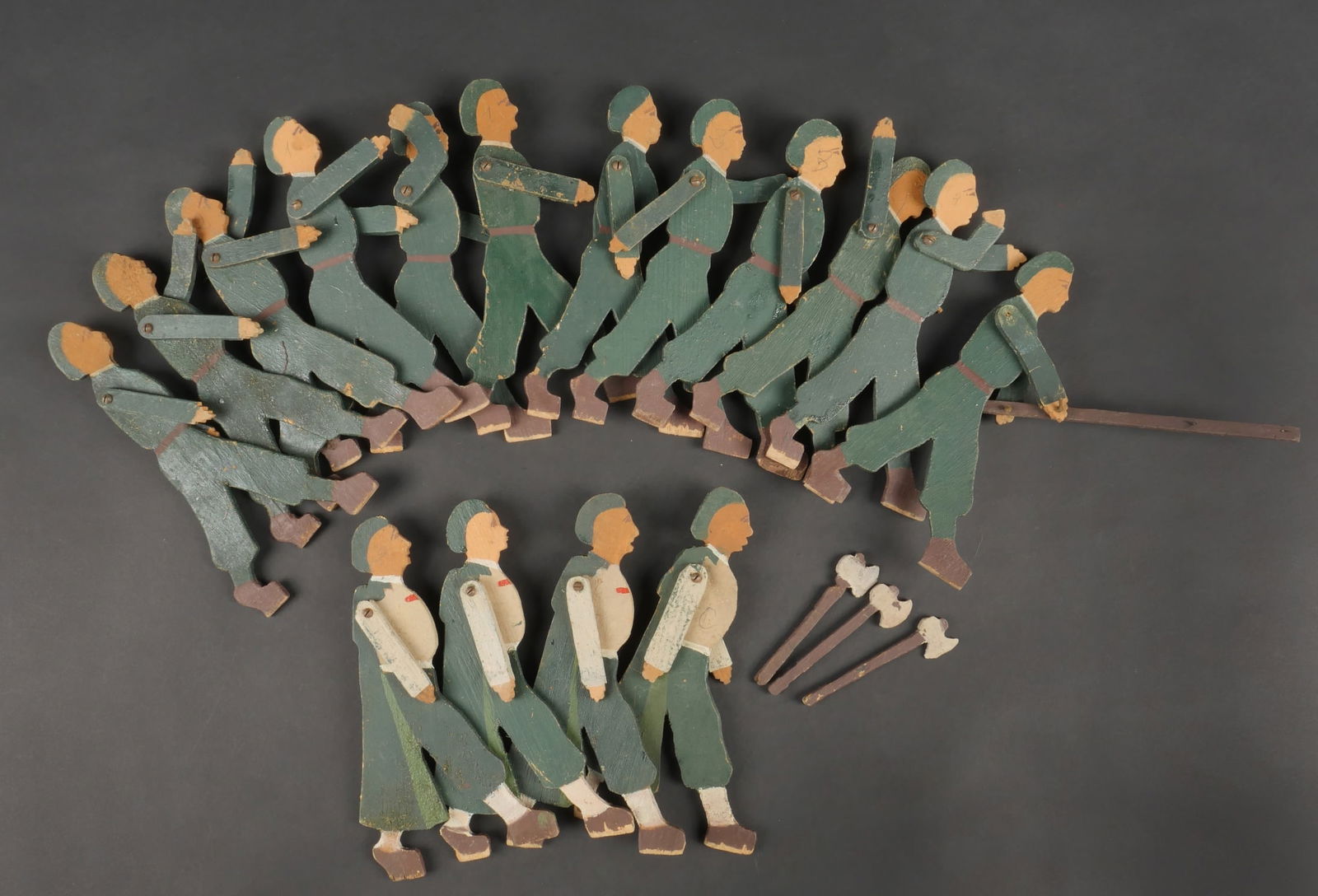 Personnages articules Chantiers de Jeunesse. Articulated Youth Work figures (1 of 9)