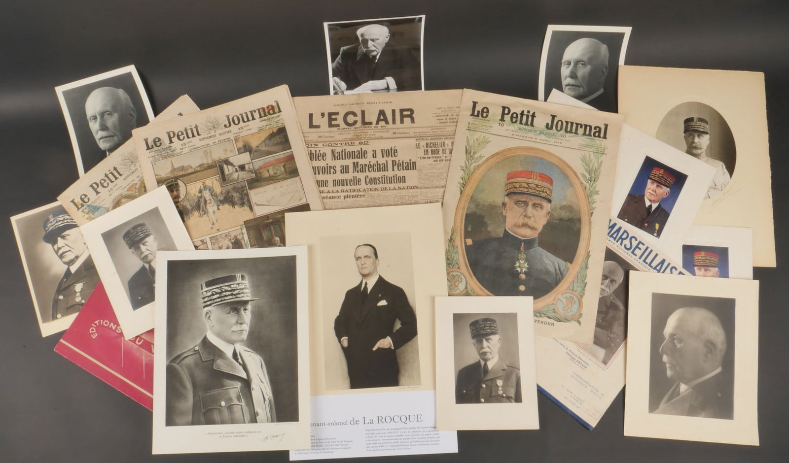Lot de portraits du Marechal. Lot of portraits of the Marshal (1 of 18)