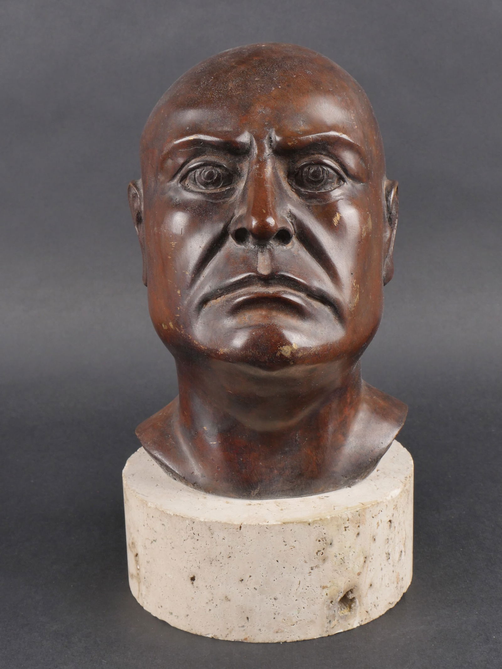 Buste de Benito Mussolini par Rossi. Bust of Benito Mussolini by Rossi (1 of 11)