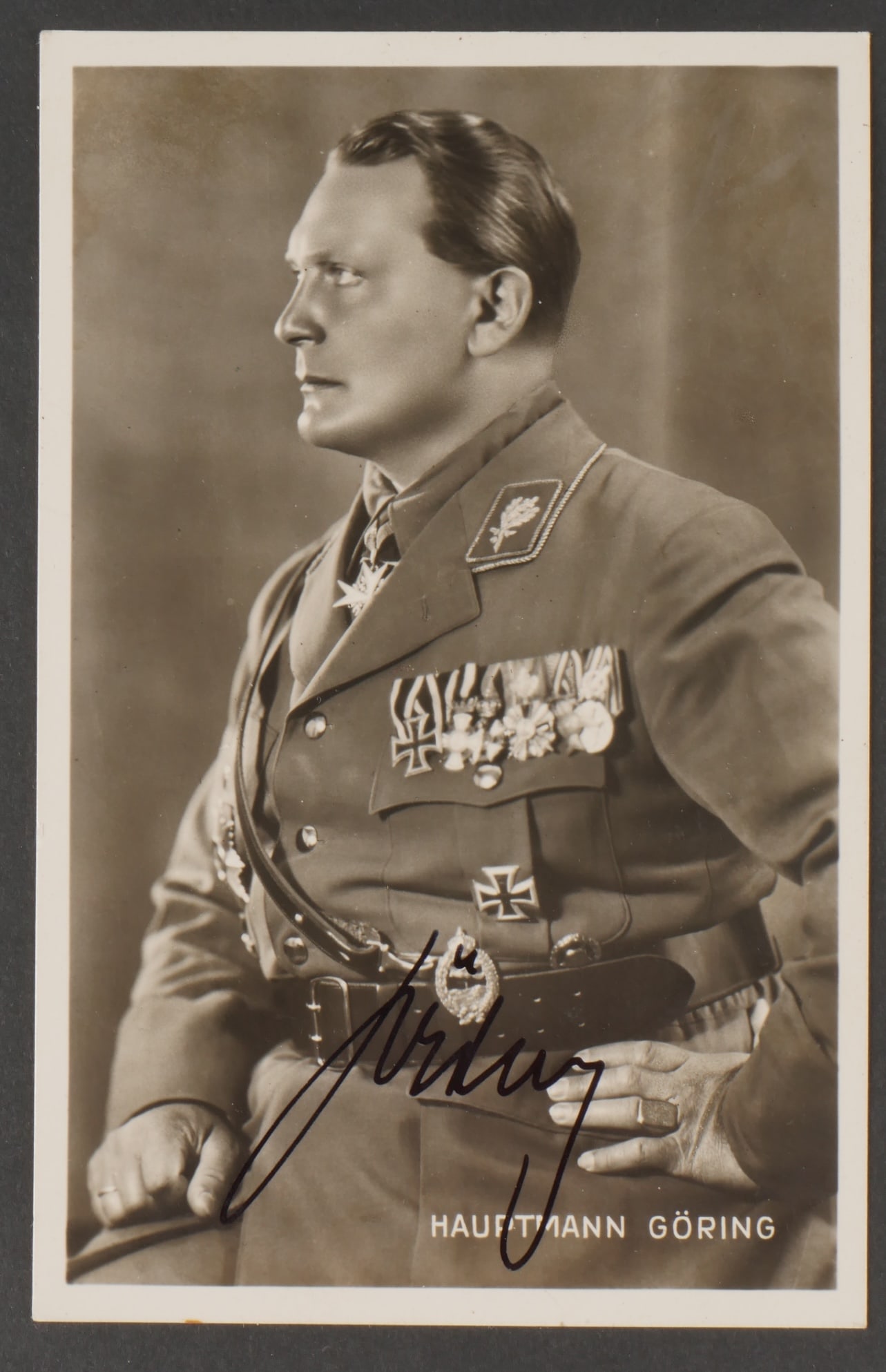 Autographe Goring. Goring autograph. (1 of 3)