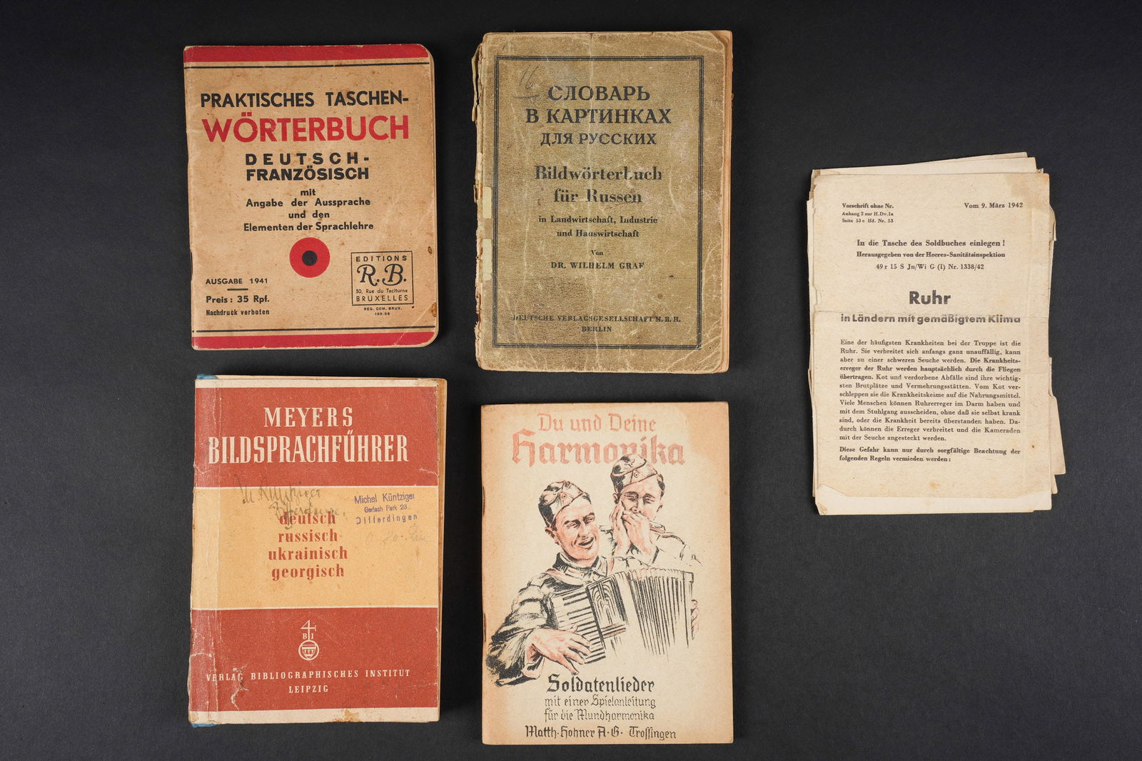 Livrets de conversation. German conversation booklets (1 of 14)