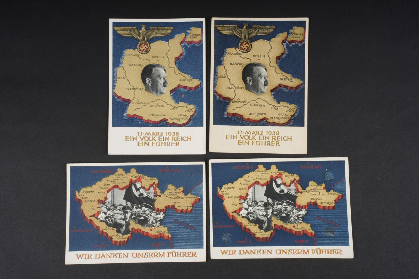 Cartes postales du Chancelier allemand. Postcards of the German Chancellor (1 of 2)