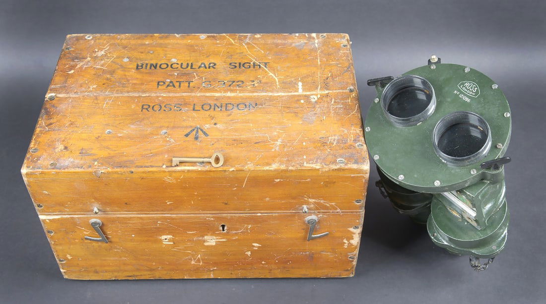 Binocular Gunsight X3 1/2 britannique. British Binocular Gunsight X3½. (1 of 14)