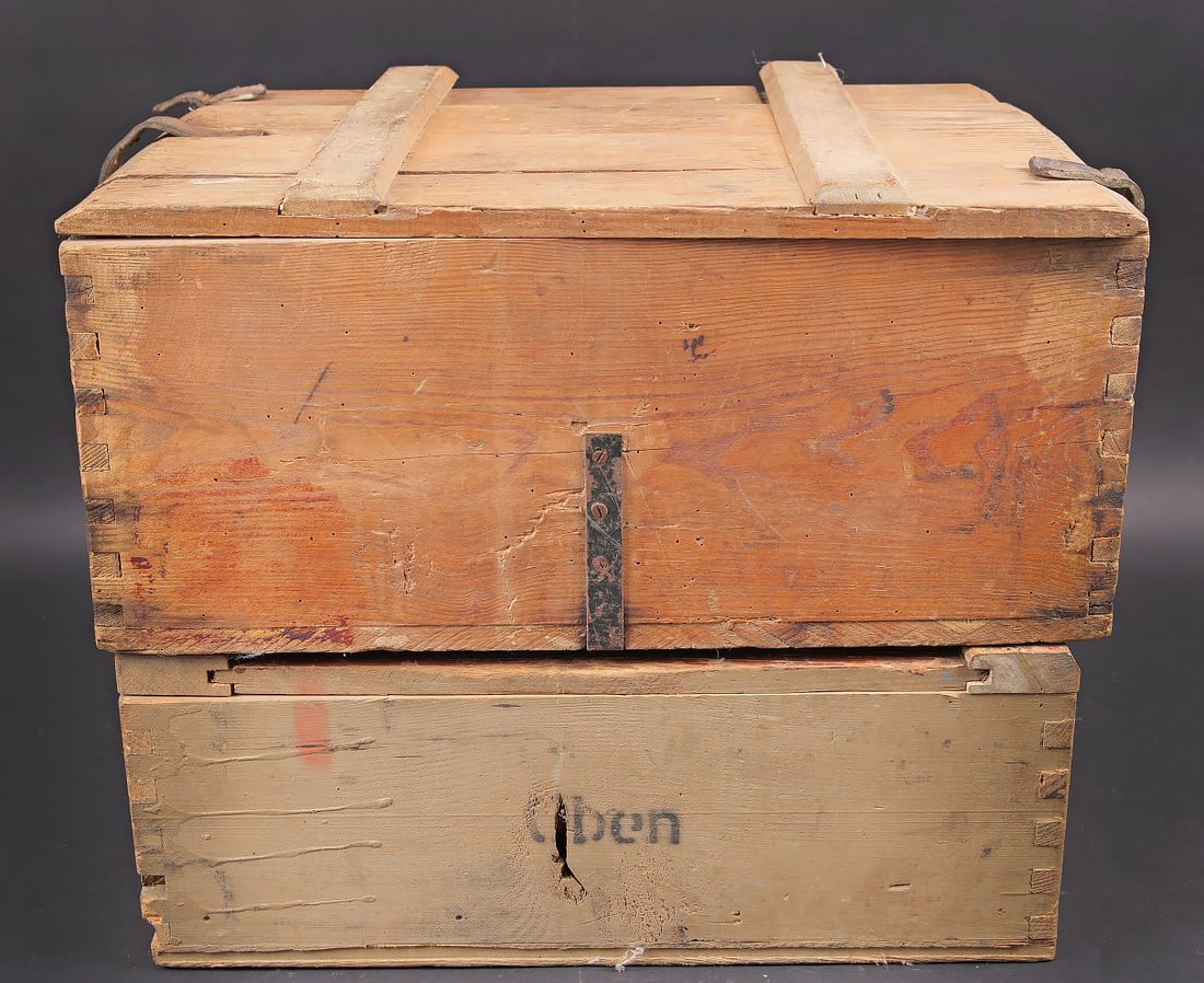 Caisses a munitions. Ammunition crates. - 5