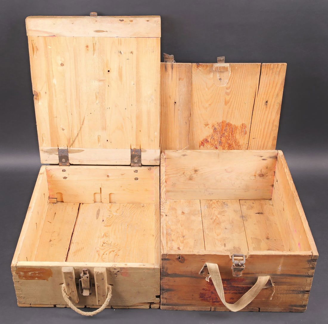 Caisses a munitions. Ammunition crates. - 7