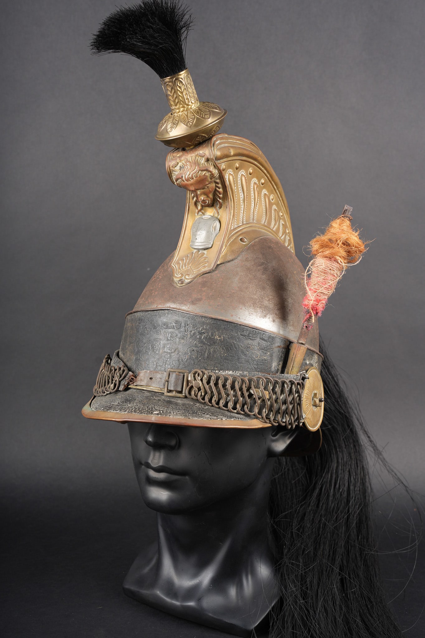 Casque de cuirassier belge 1830. Belgian cuirassier helmet, model 1830 (1 of 13)