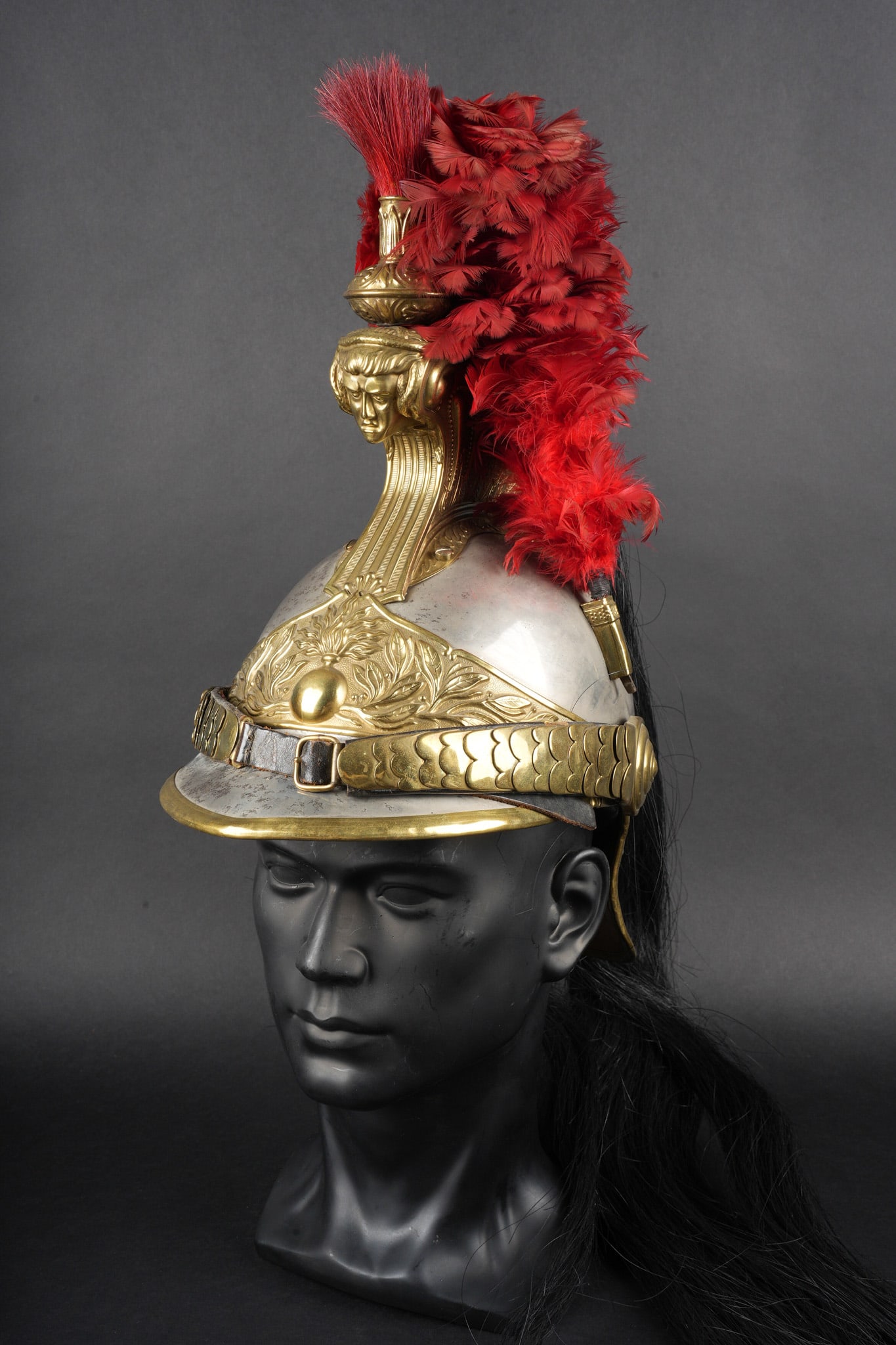 Casque de cuirassier troupe 1872/74. Trooper’s cuirassier helmet model 1872/74. (1 of 10)