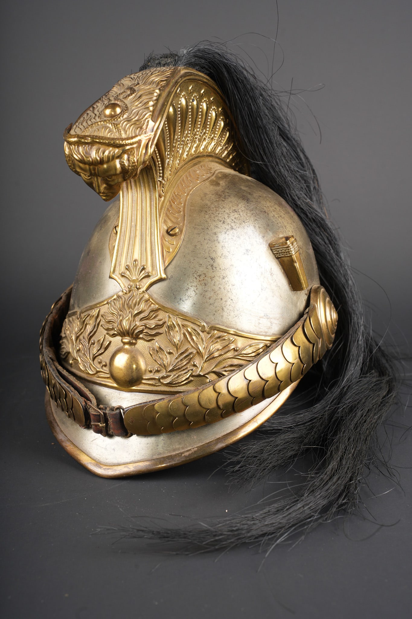 Casque de Dragon 1872-1874. Dragoon helmet, 1872–1874 pattern (1 of 8)
