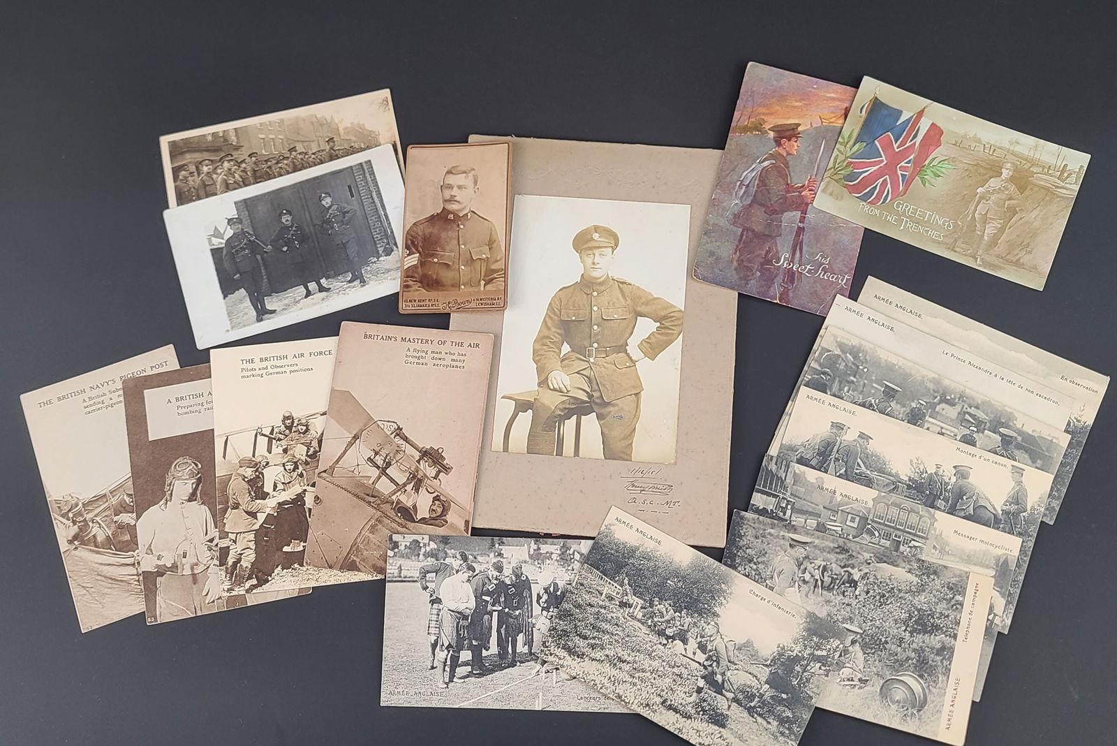 Documents anglais WWI. WWI British document. (1 of 8)