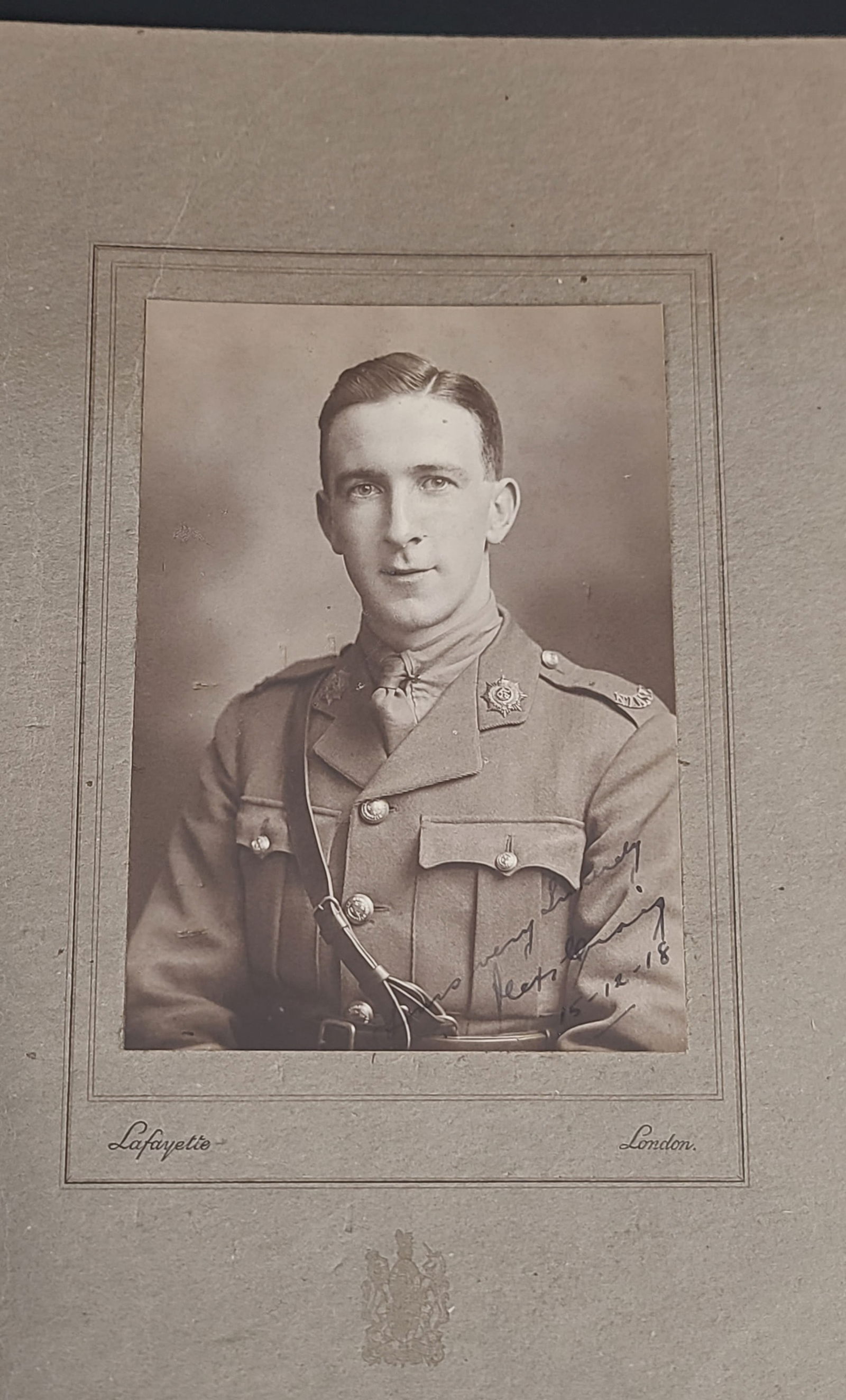 Documents anglais WWI. WWI British document. - 7