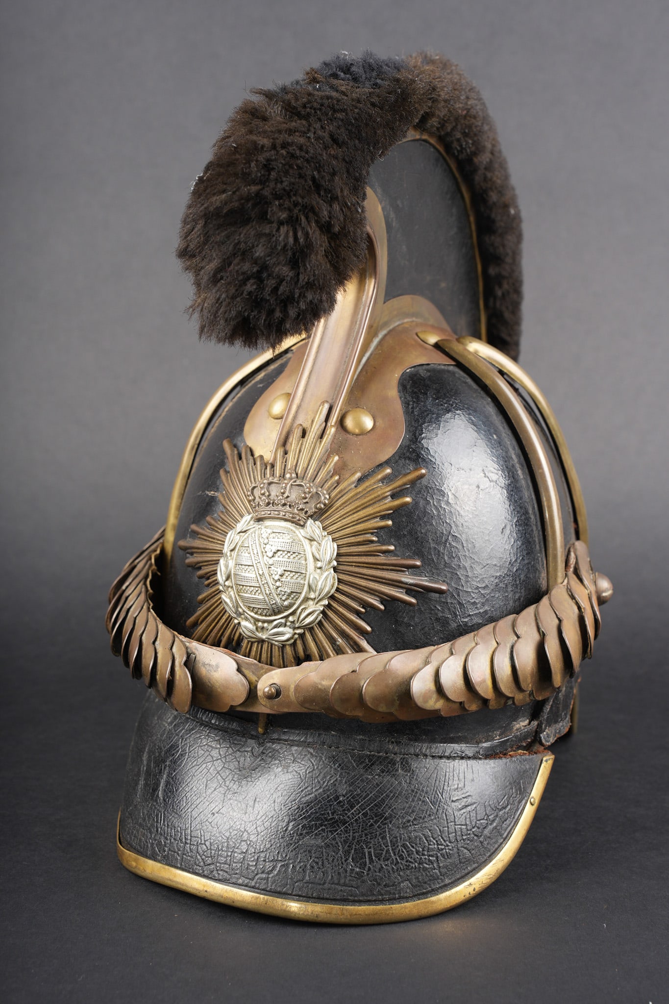 Casque de Reiter saxon M1867. Saxon Reiter helmet M1867 (1 of 11)