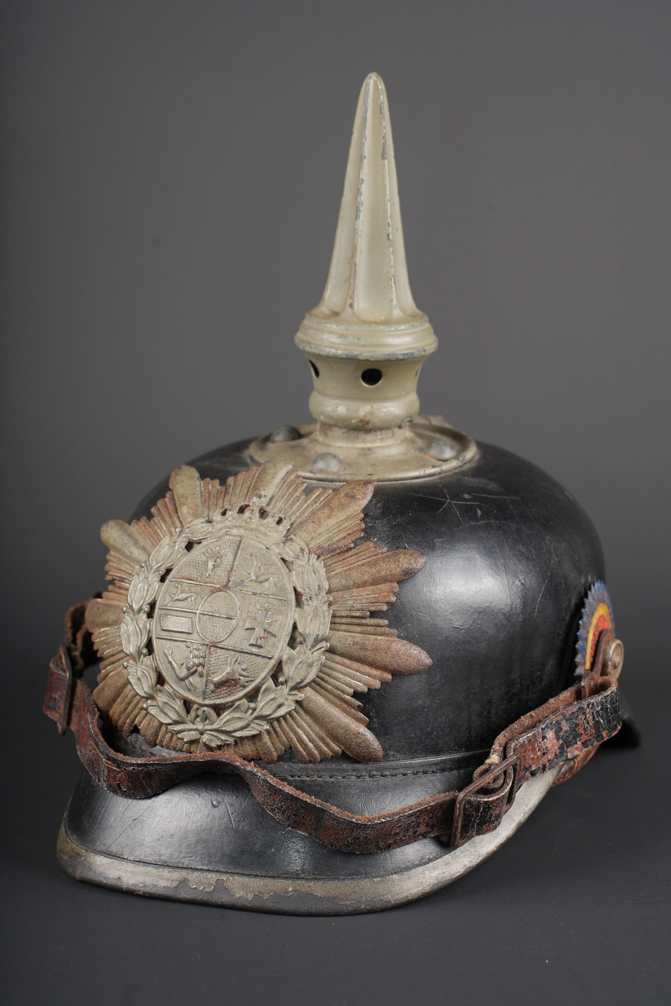 Casque a pointe M1915 troupe du Mecklenburg-Schwerin. Mecklenburg-Schwerin enlisted M1915 (1 of 11)