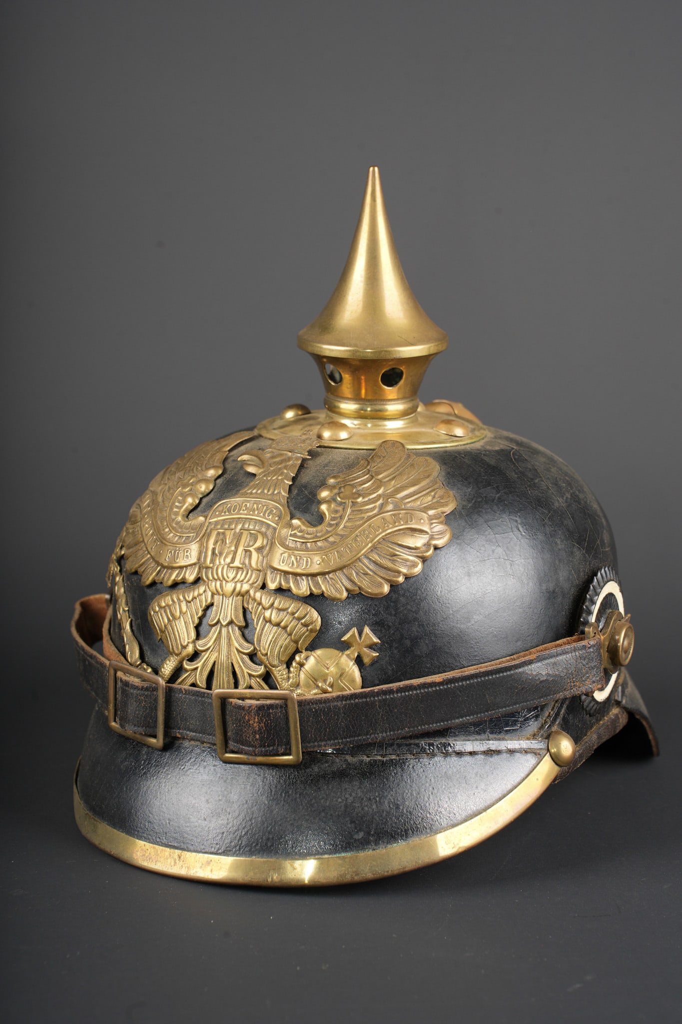 Casque a pointe M1895 troupe du JR25 Prussien. M1895 enlisted pickelhaube of Prussian Infantry (1 of 14)