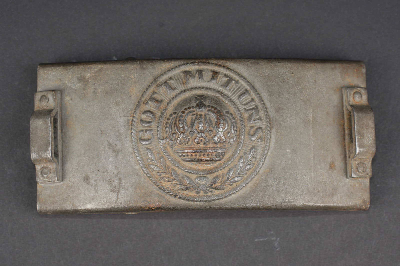 Boucle de ceinturon de telegraphiste prussien modele 1915. Prussian telegraphist model 1915 belt (1 of 2)