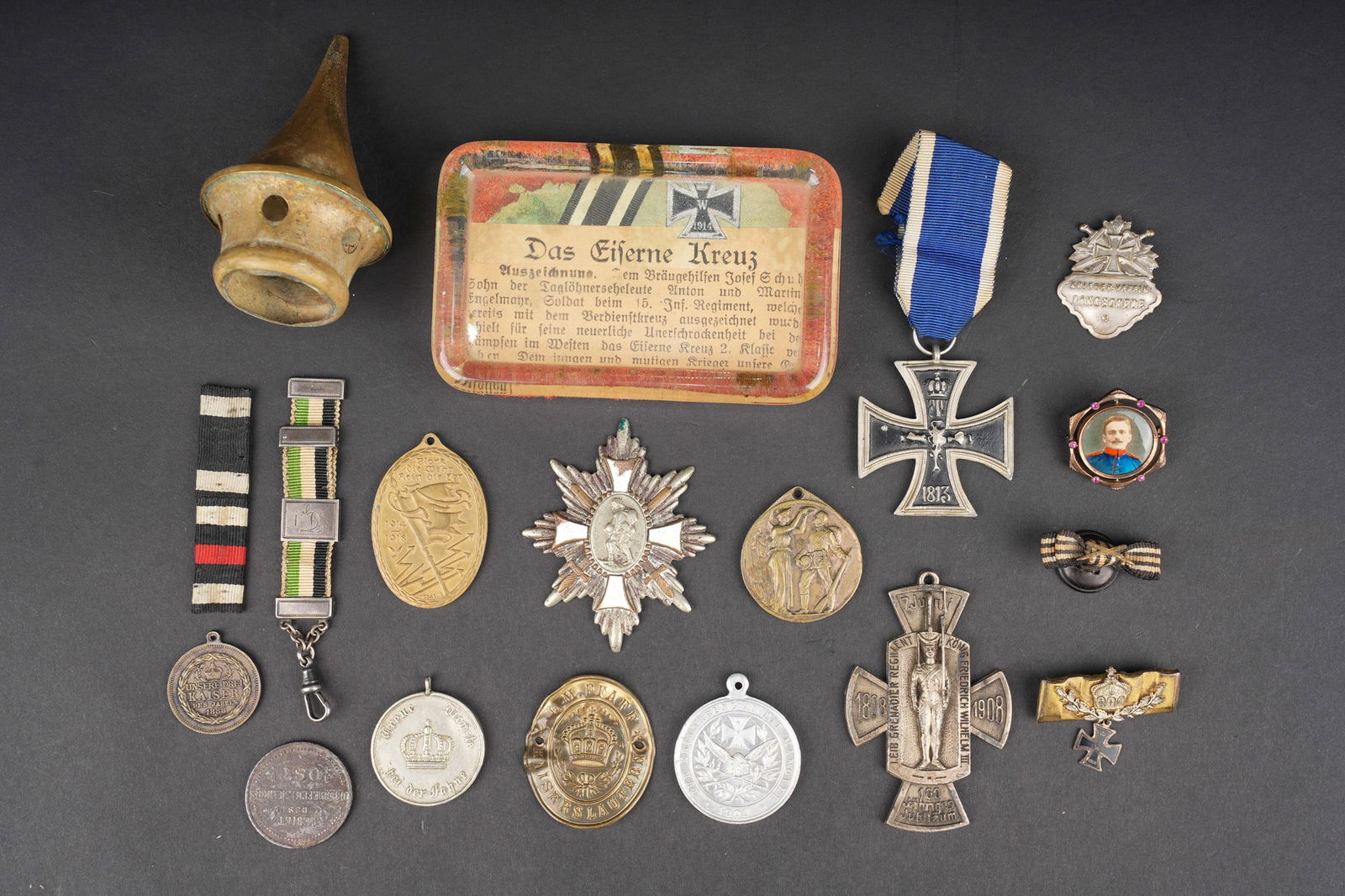 Ensemble de medailles et insignes allemands imperiaux. Set of Imperial German medals and insignia. (1 of 12)